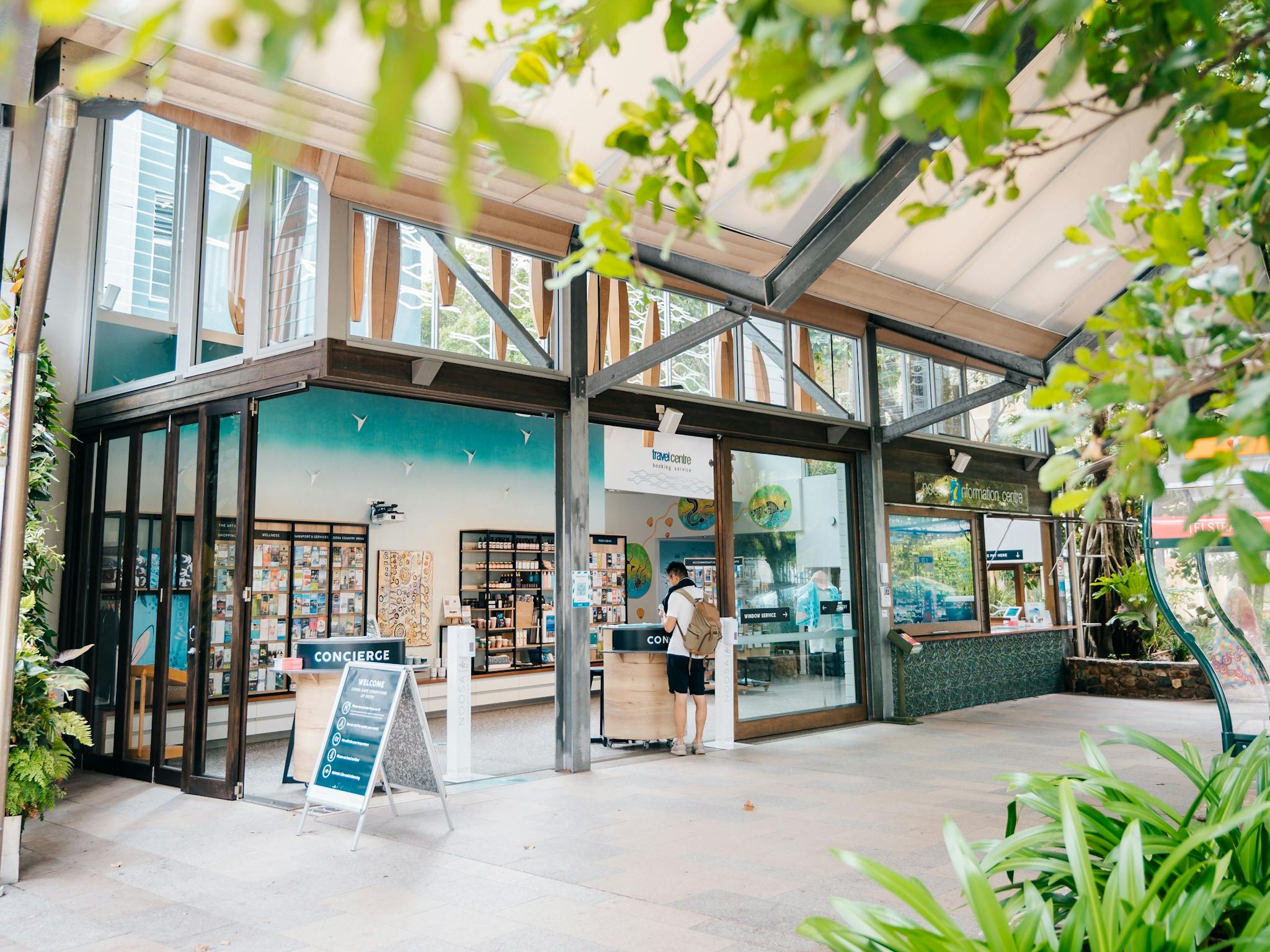Front view Noosa Visitor Centre Front view Noosa Visitor Centre