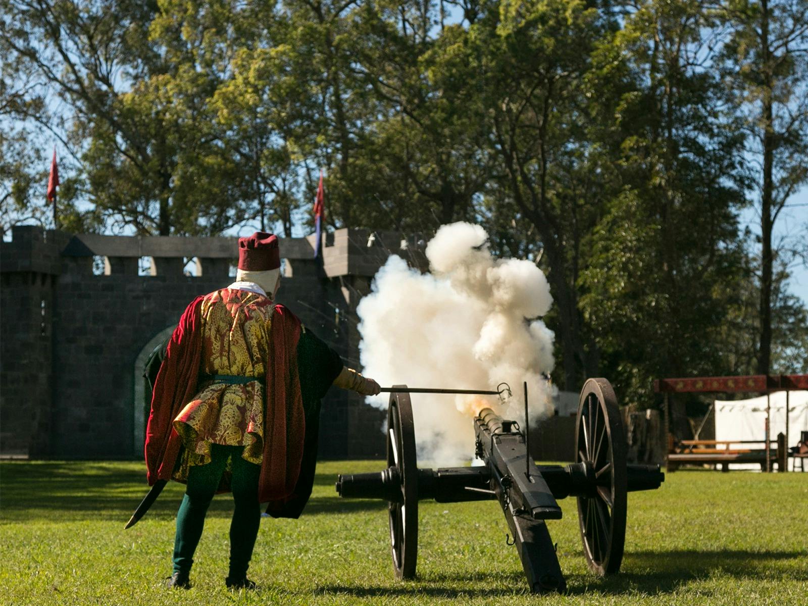 Cannon Firing