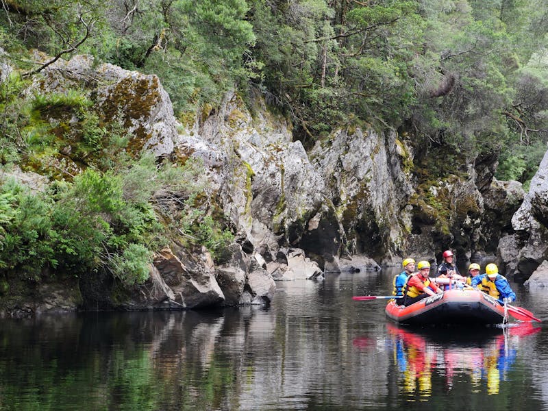 Rafting on the mighty Franklin River