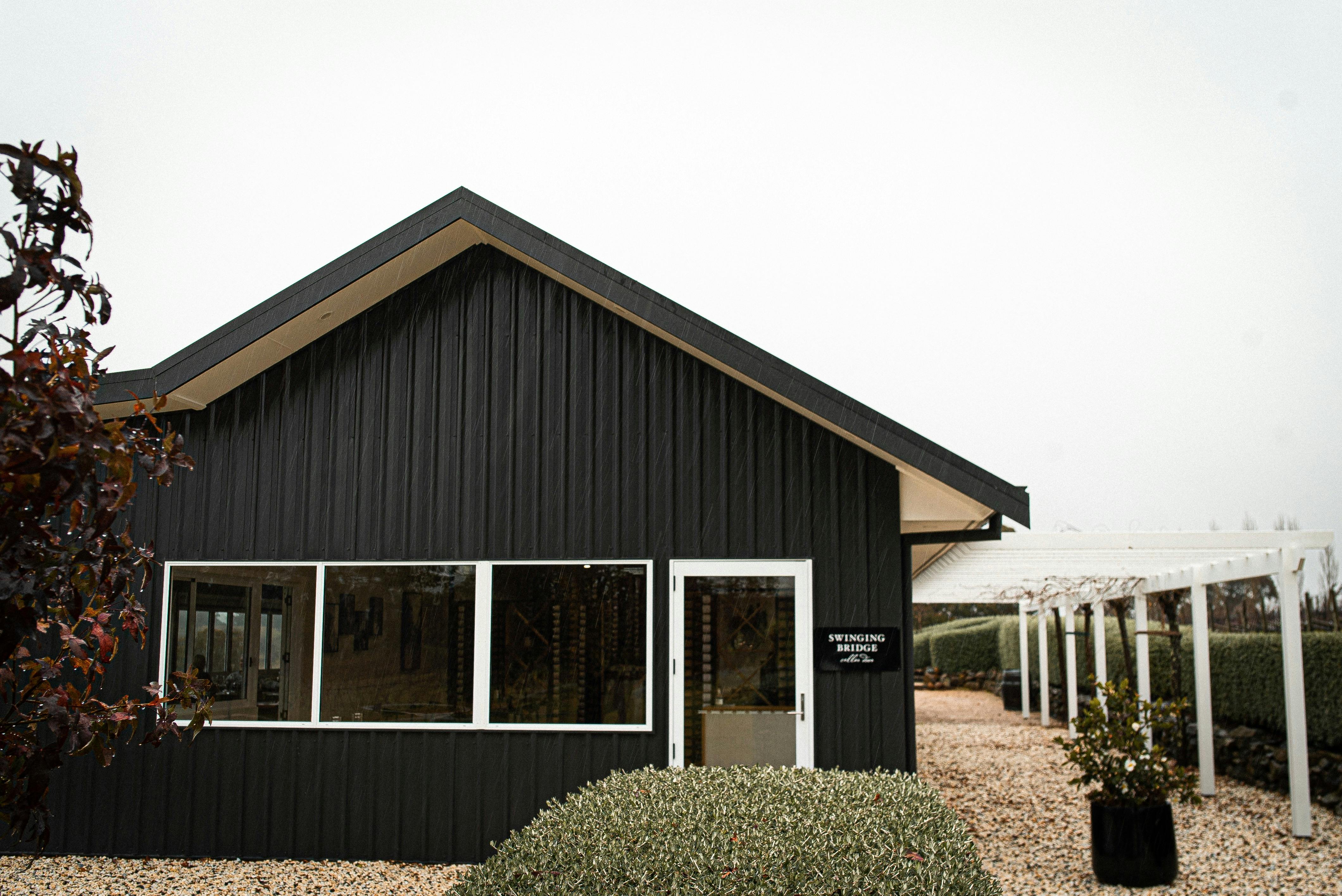 An Entrance shot of the Swinging Bridge Cellar Door