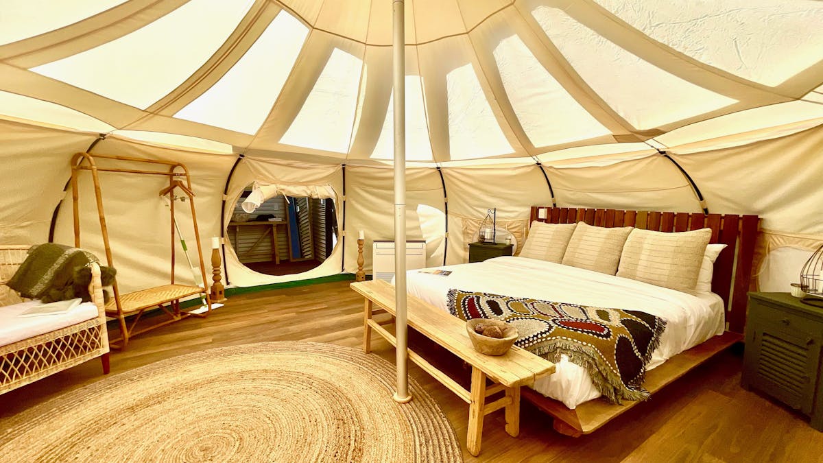 spacious air-con tents