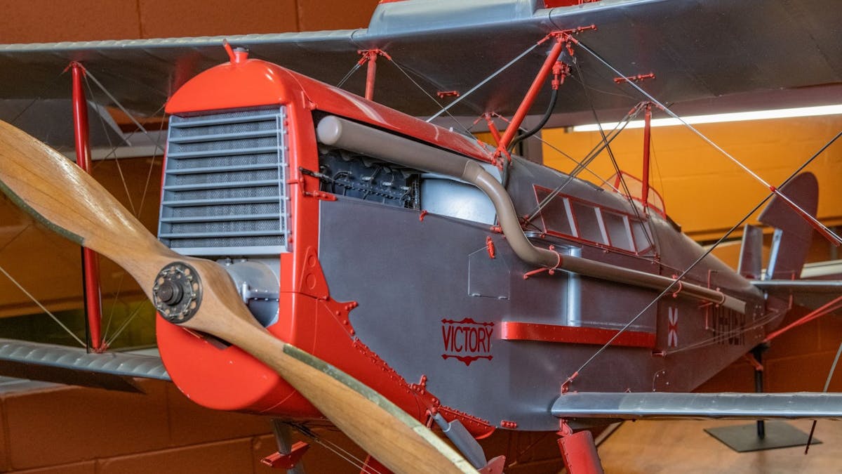 Quarter scale model of the Victory, the first aerial ambulance, that took flight 17th May 1928