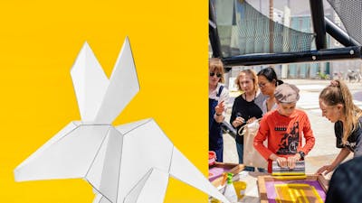 paper bilby and screen printing