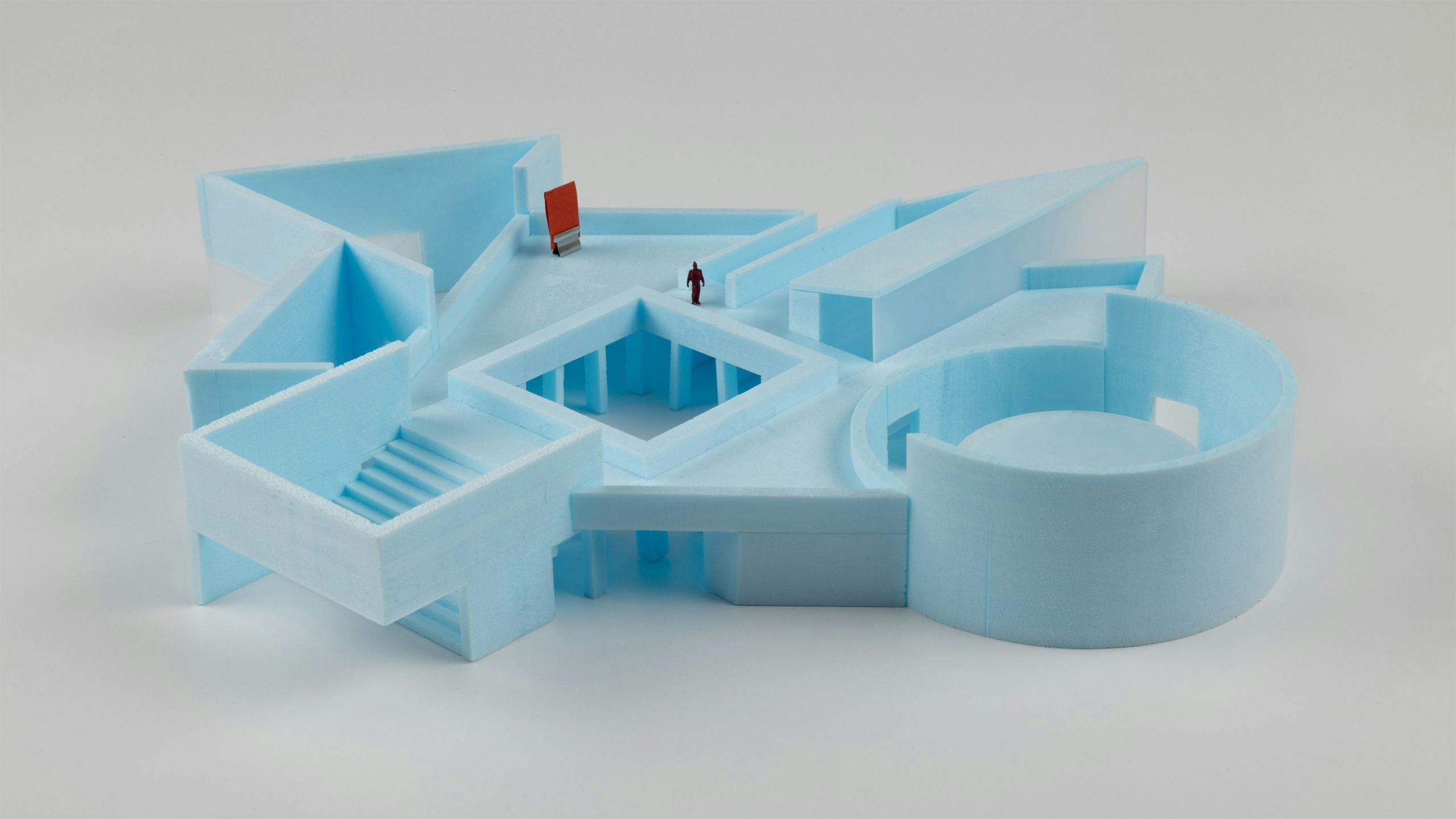 The Mall Exhibition model by Powerhouse and OMA*AMO. Image: Powerhouse