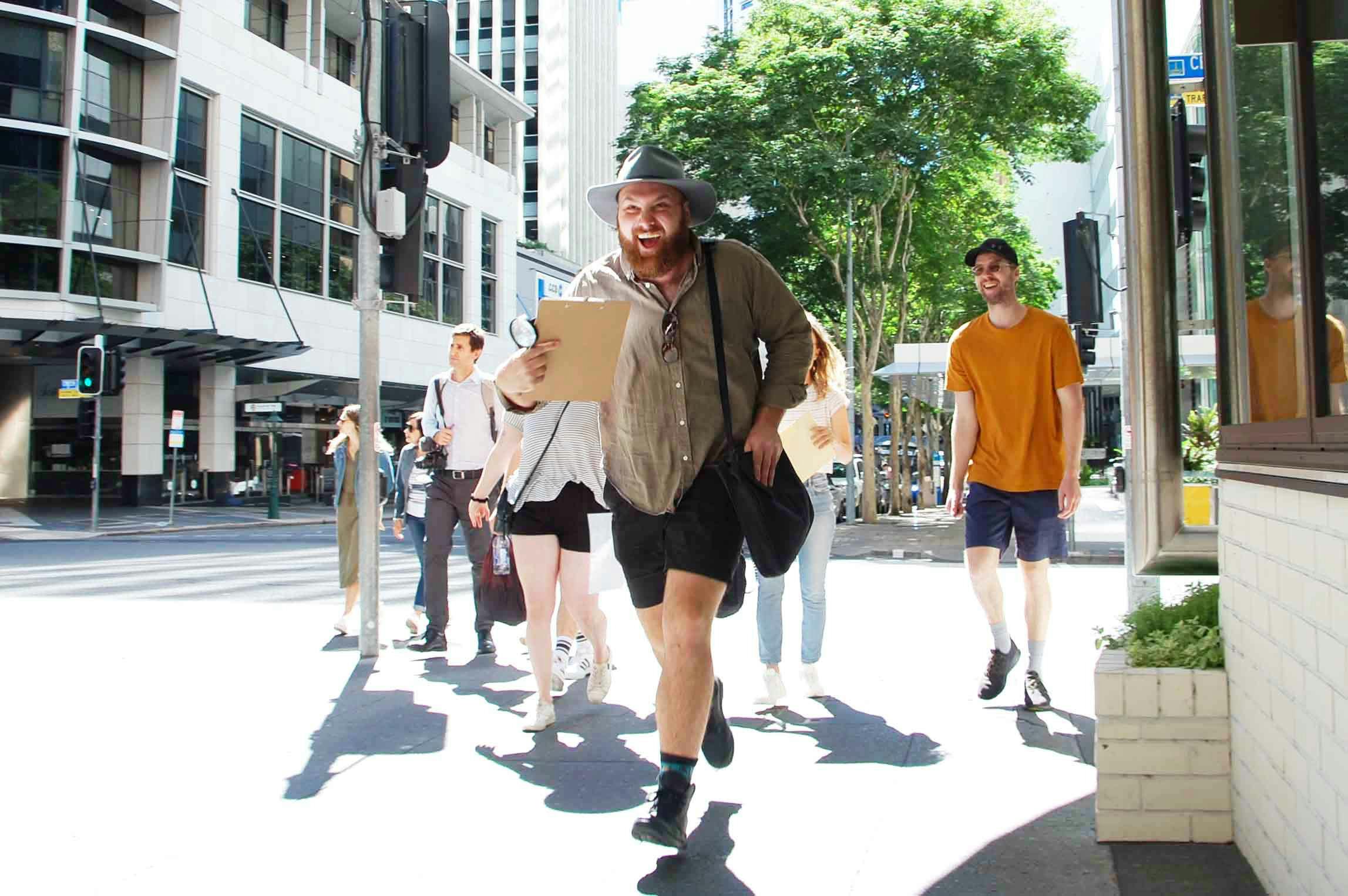 Person running