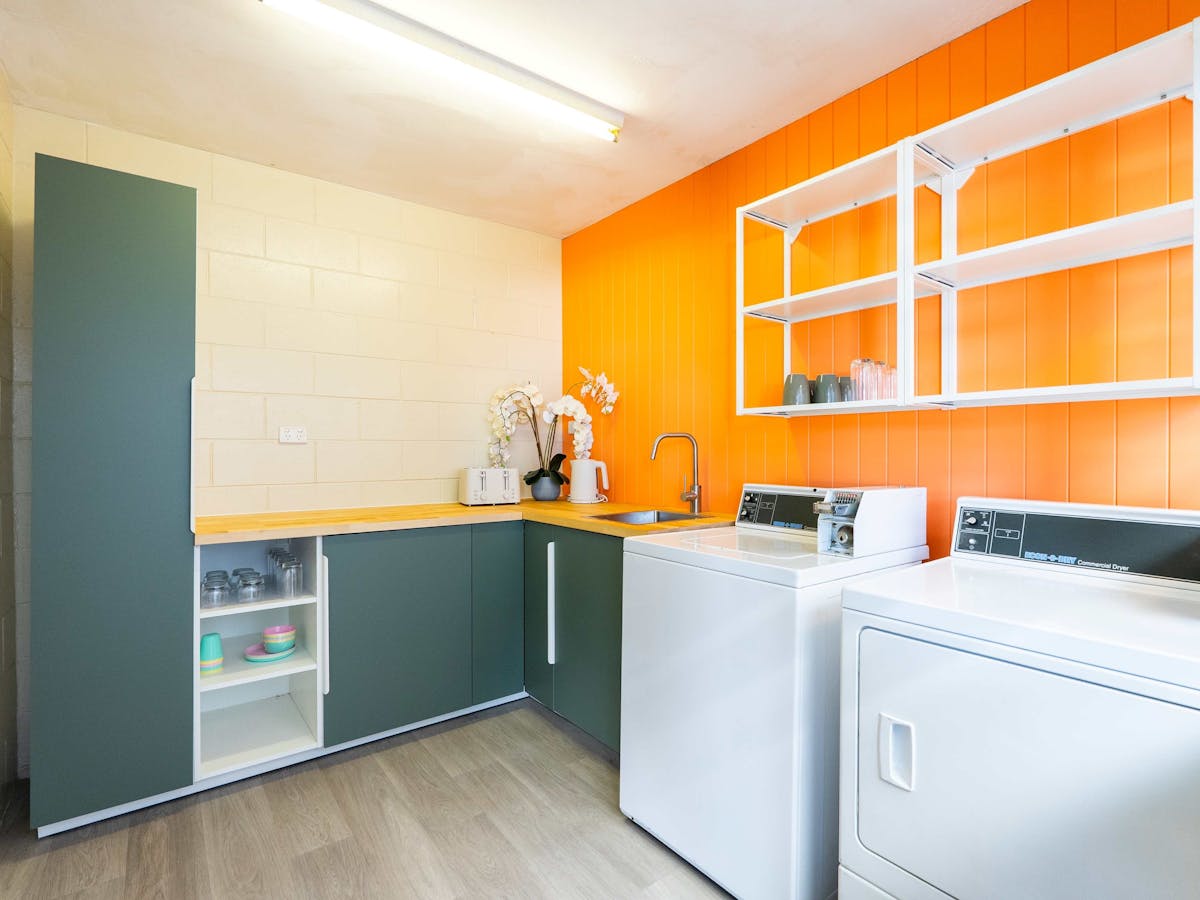 Laundry + Kitchenette