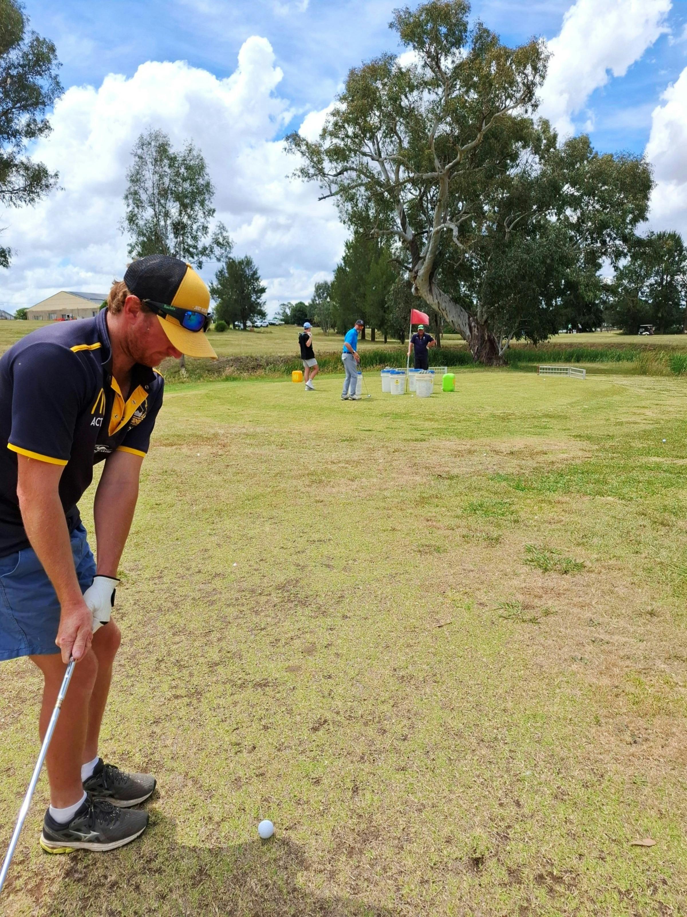 Golfing at Boorowa golf club