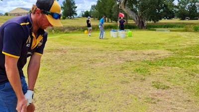 Golfing at Boorowa golf club