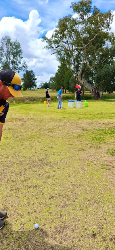 Golfing at Boorowa golf club