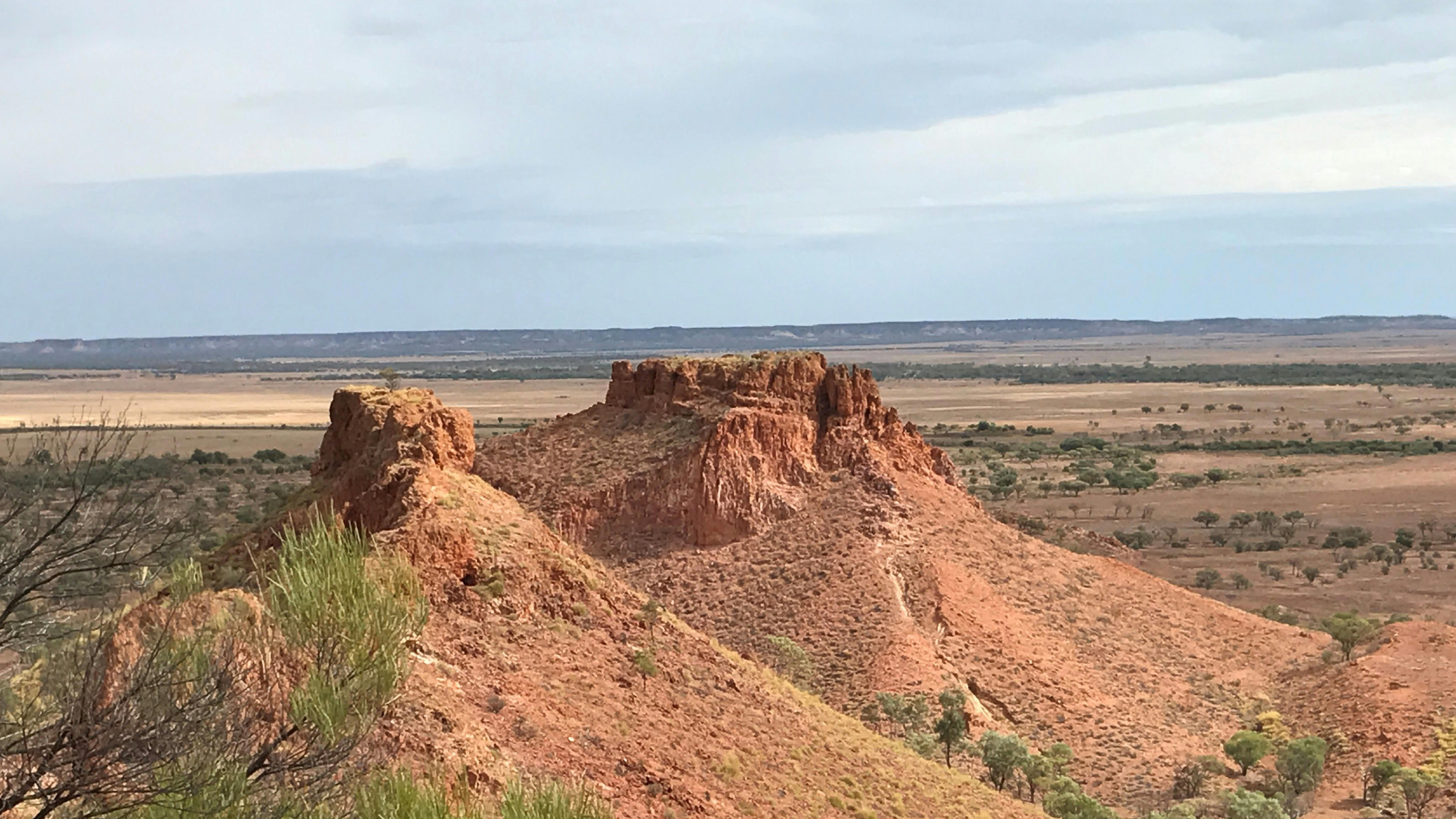 Rocky landscapes around Winton