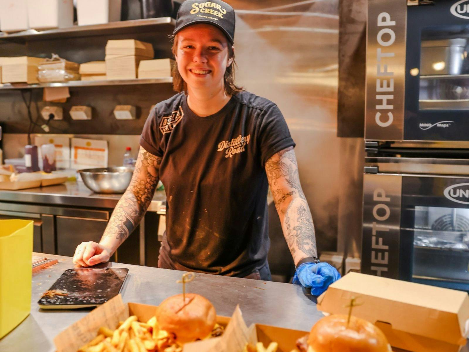 chef serving chef serving