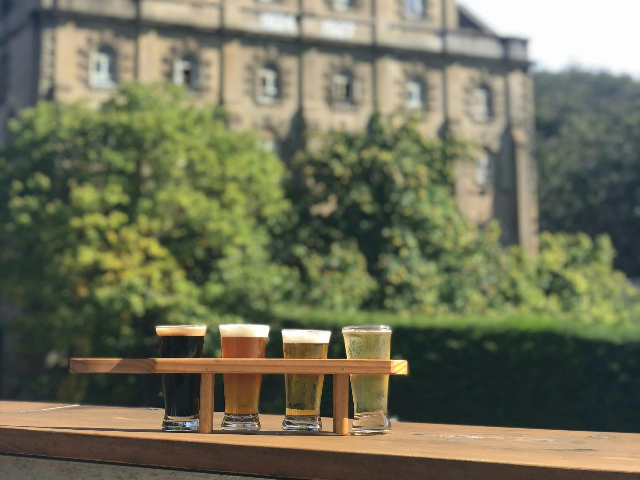 Tasting Paddle at Cascade Brewhouse