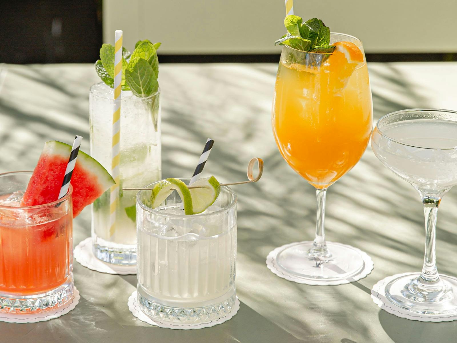 Mr Percival's Overwater Bar Cocktails