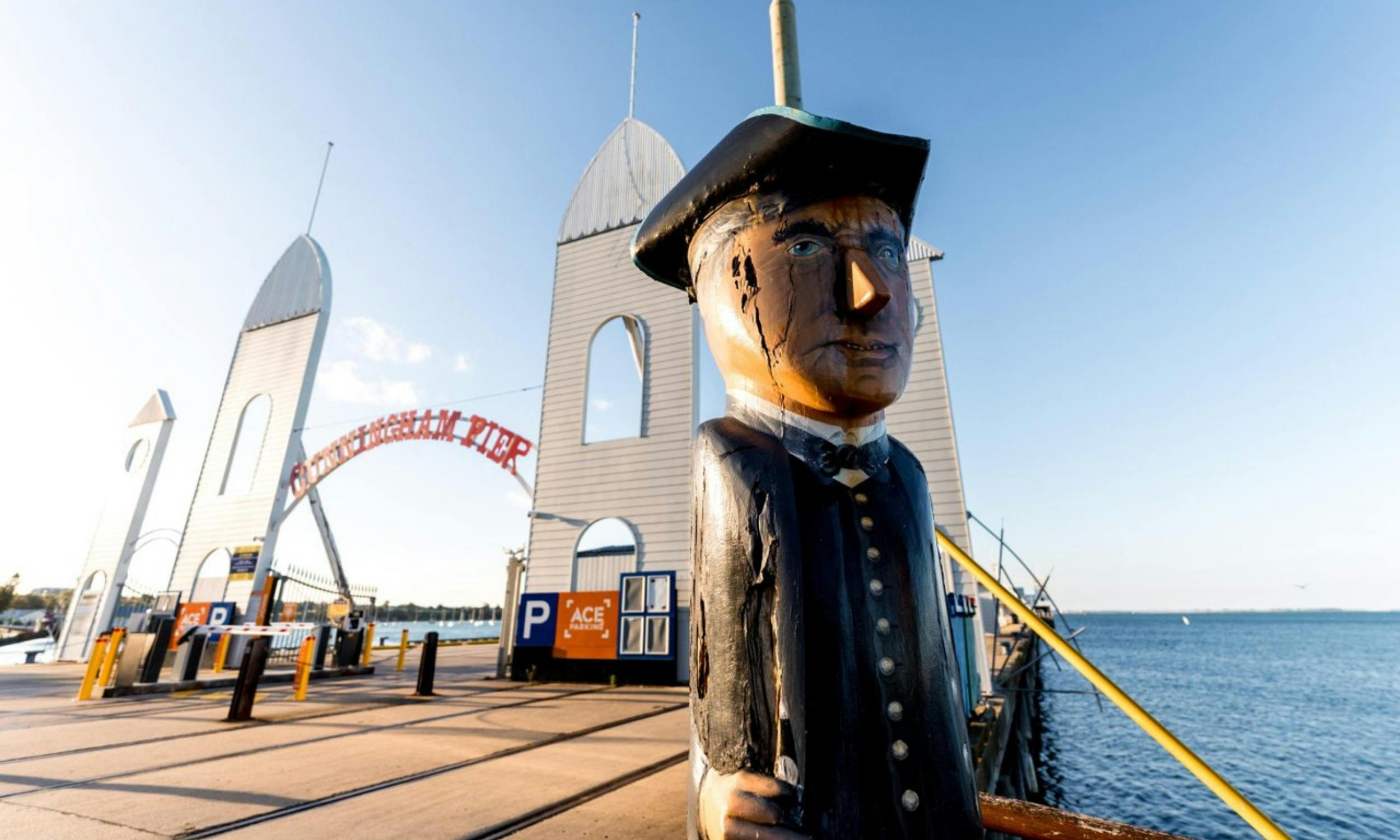 Naval bollard on the Geelong waterfront
