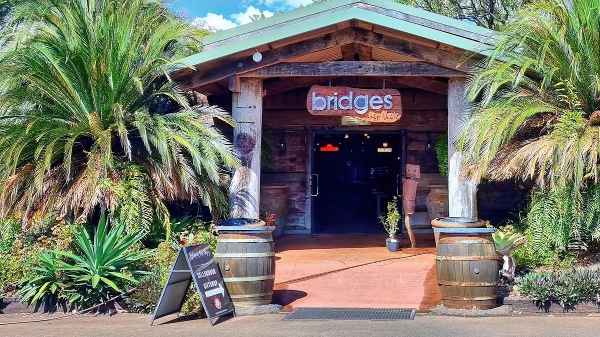 Cellar door entrance at Mt Uncle Distillery