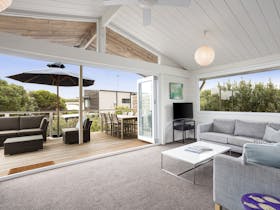 A relaxed style home, located opposite the Pt Lonsdale back beach