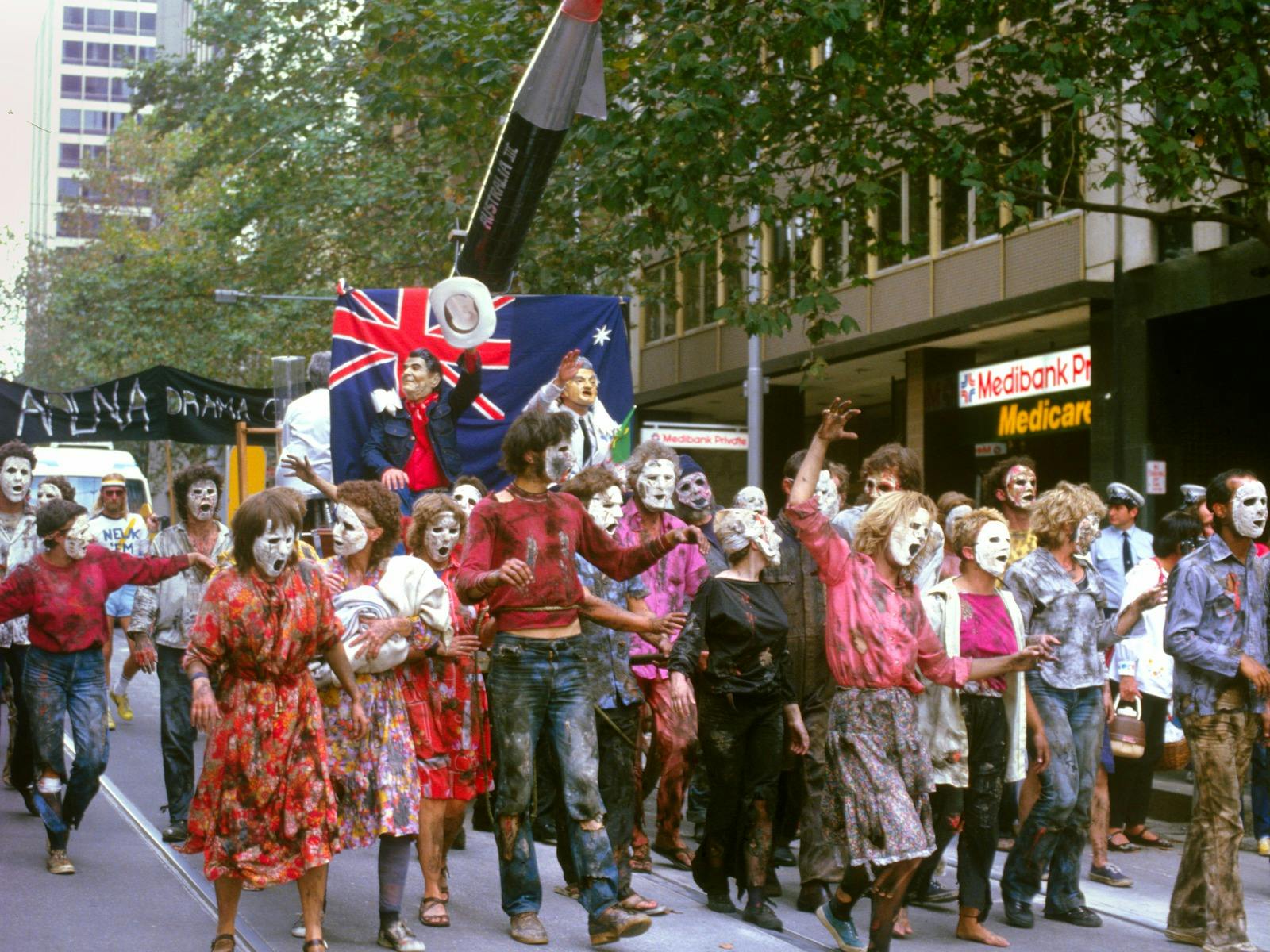 Anti-nuclear rally, Melbourne 1984