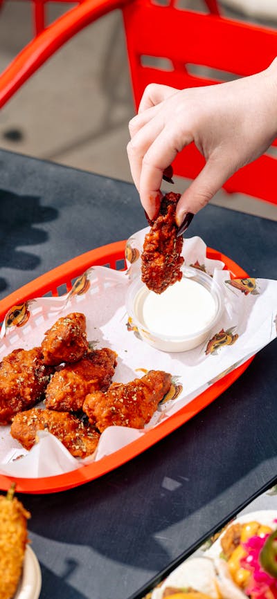 served with sour cream