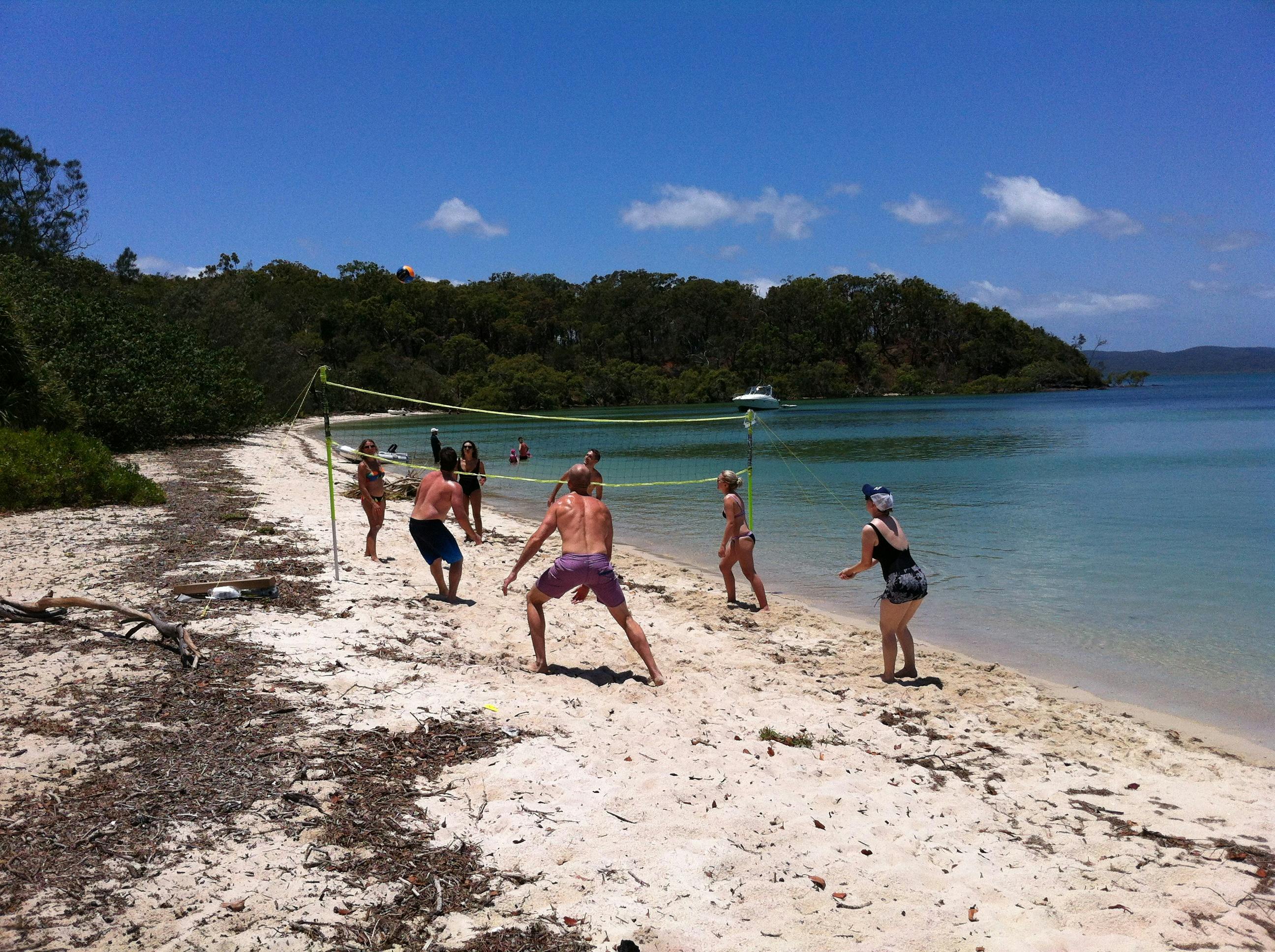 Moreton Bay yacht charter activity
