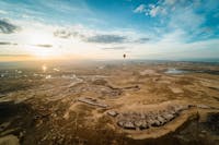 Sunset balloon flight over Gulf Country