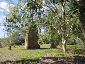 Pylon on the south bank of the Katherine River.