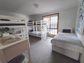 Third bedroom - 3 single beds