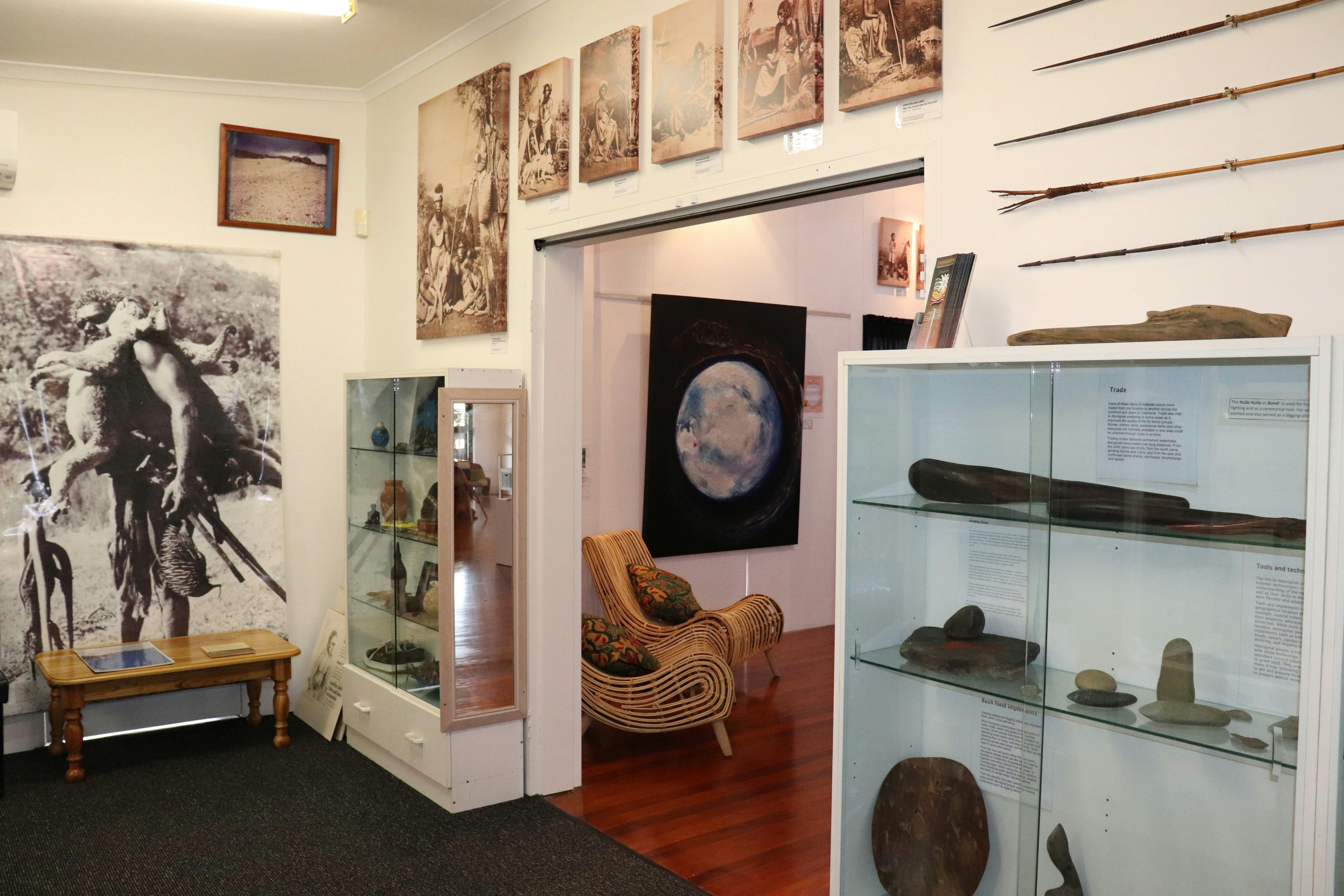 The keeping place displays over 6000 years of artefacts from  Gumbaynggirr coastal living