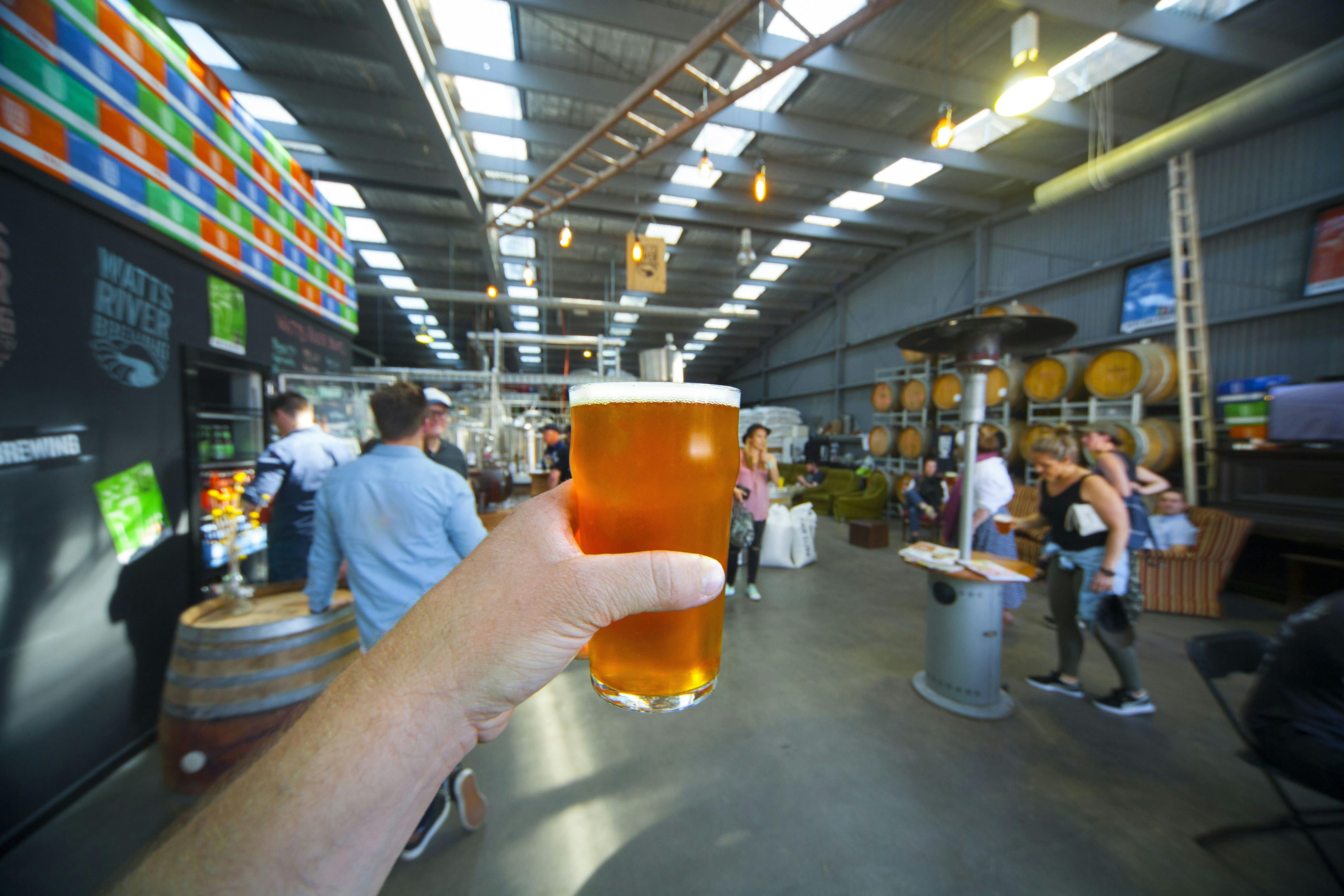 A Birthday pint at our Healesville Cellar Door.
