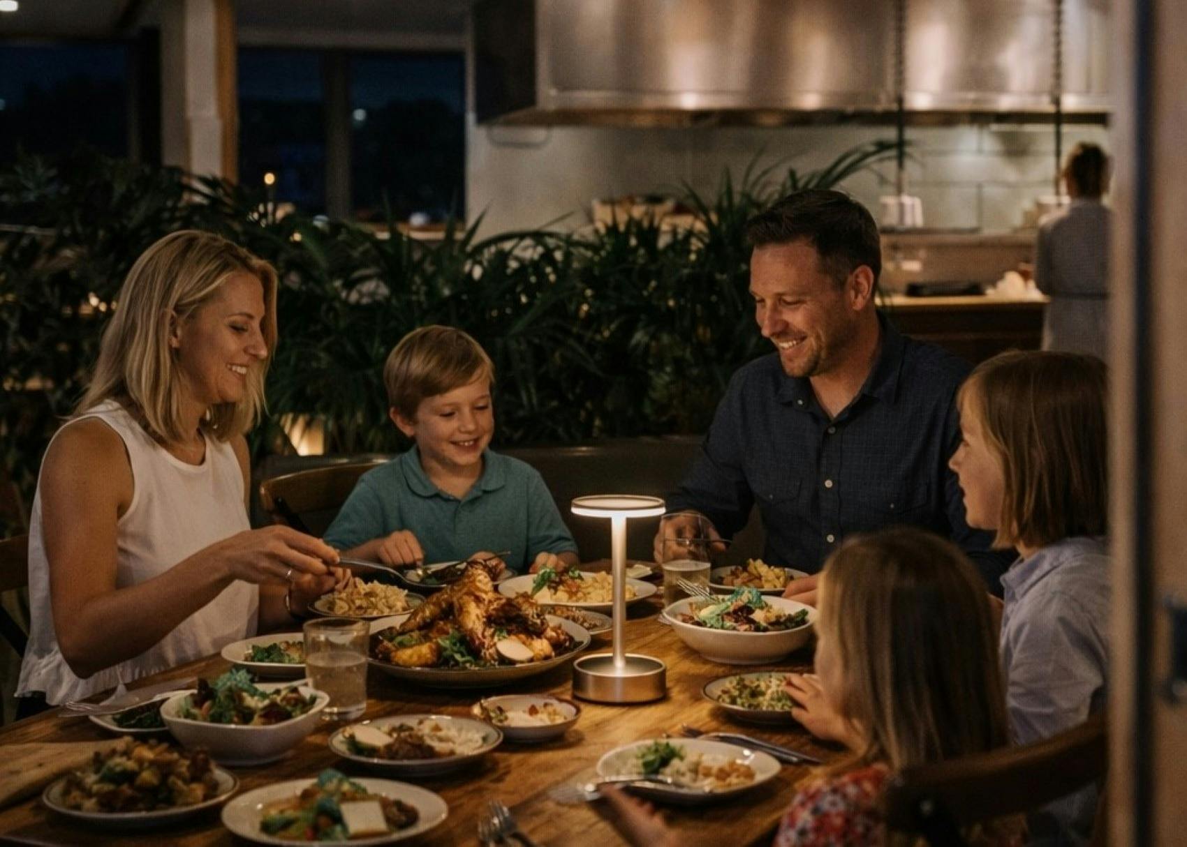 Family Dining at The Farmhouse