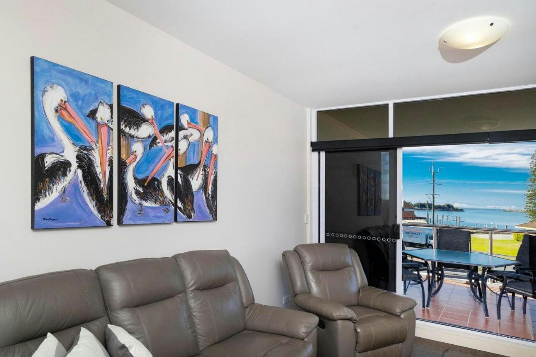 Loungeroom leading out to balcony