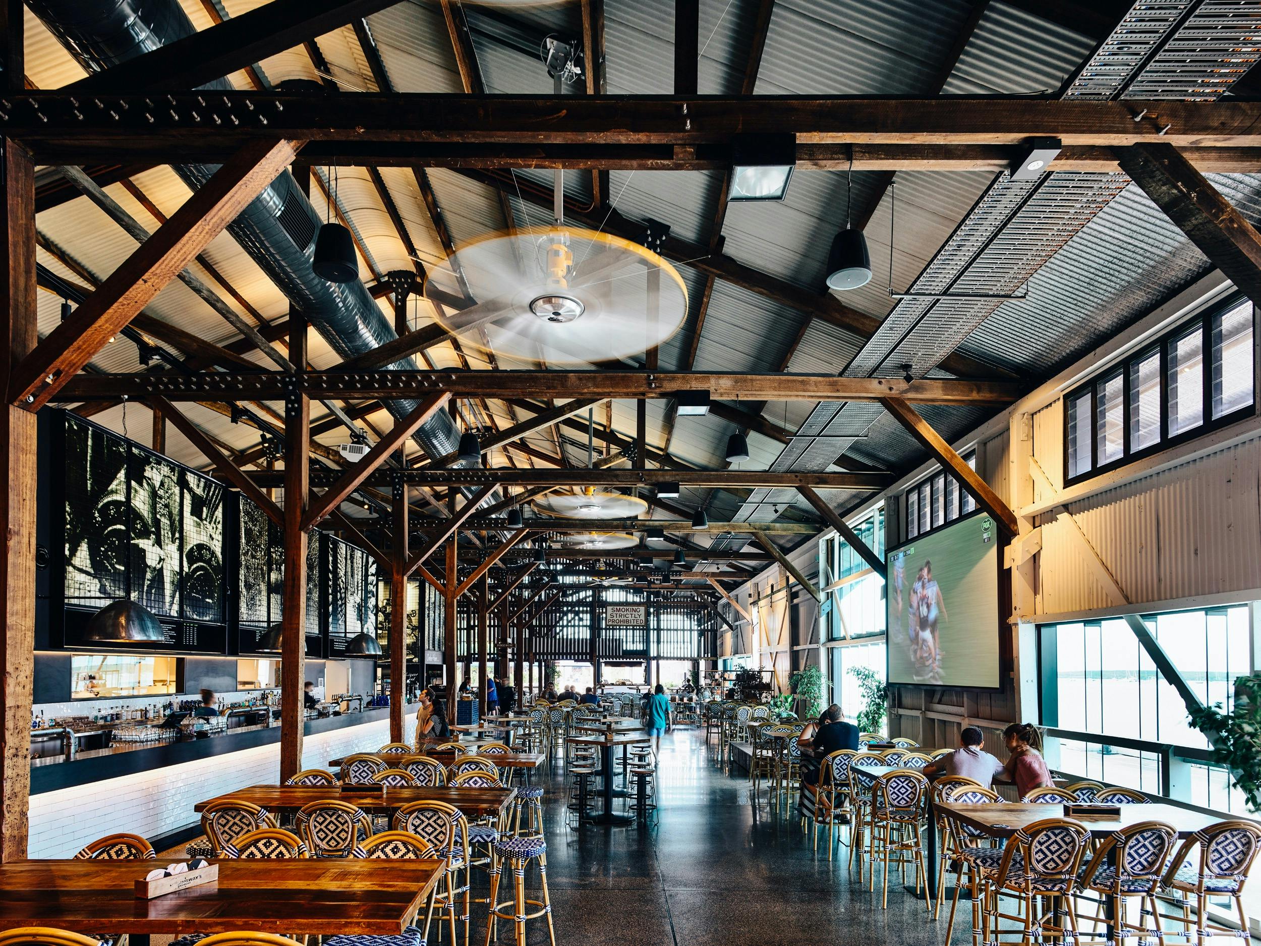 View from Brewery to the Inlet bar