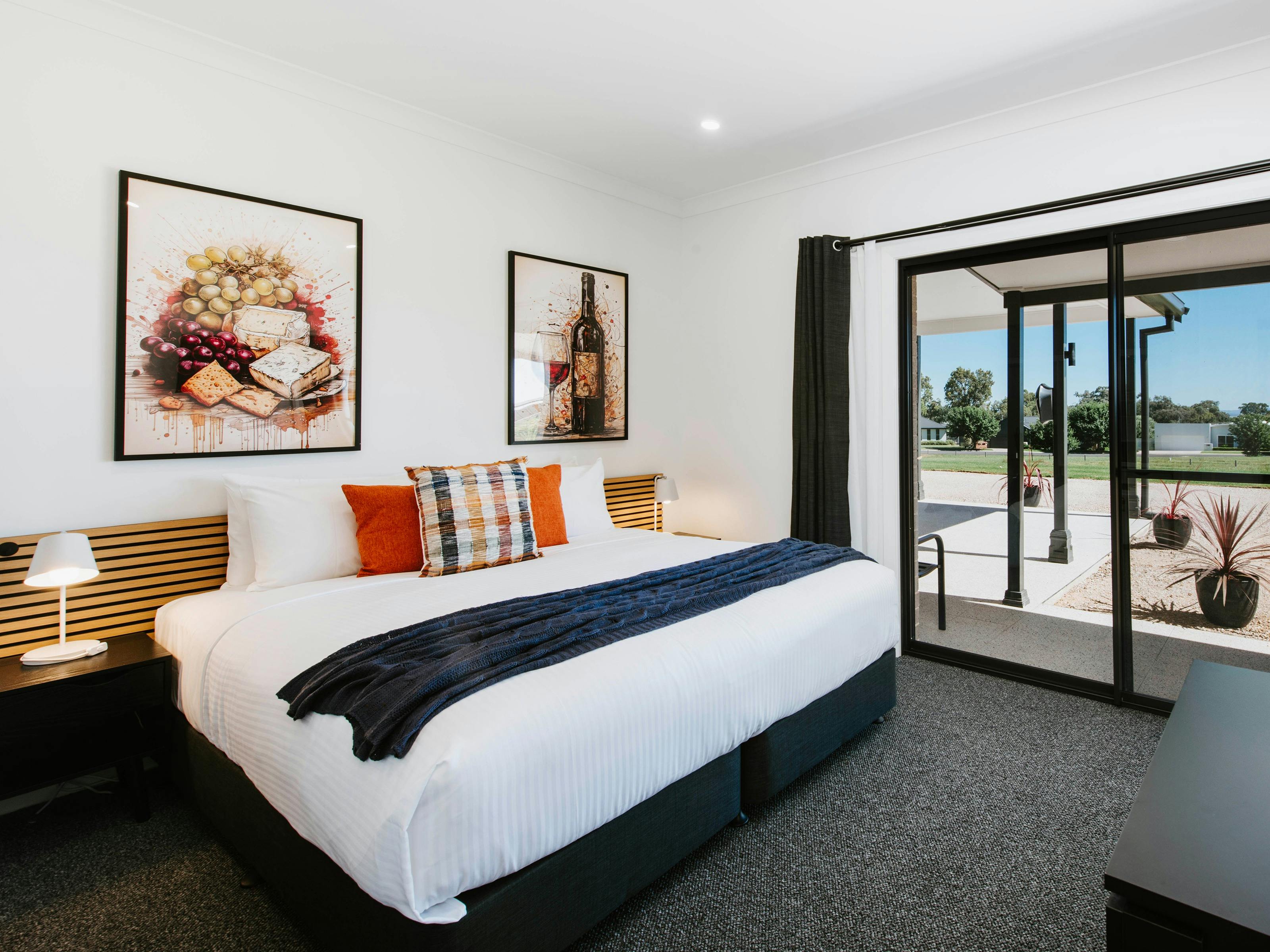 King size bed in Mudgee House