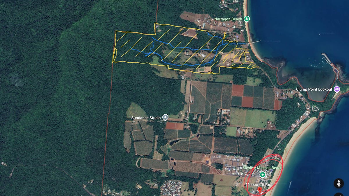 Our property from the air