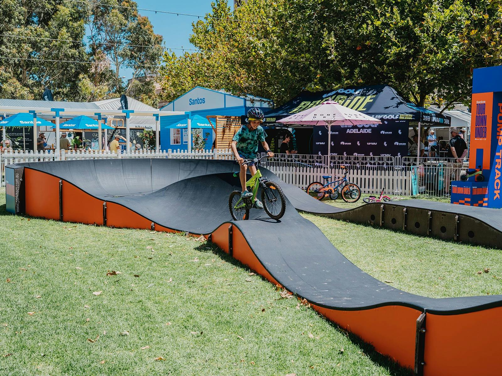 City of Adelaide Tour Village: Pump Track & Rumble Strip edit