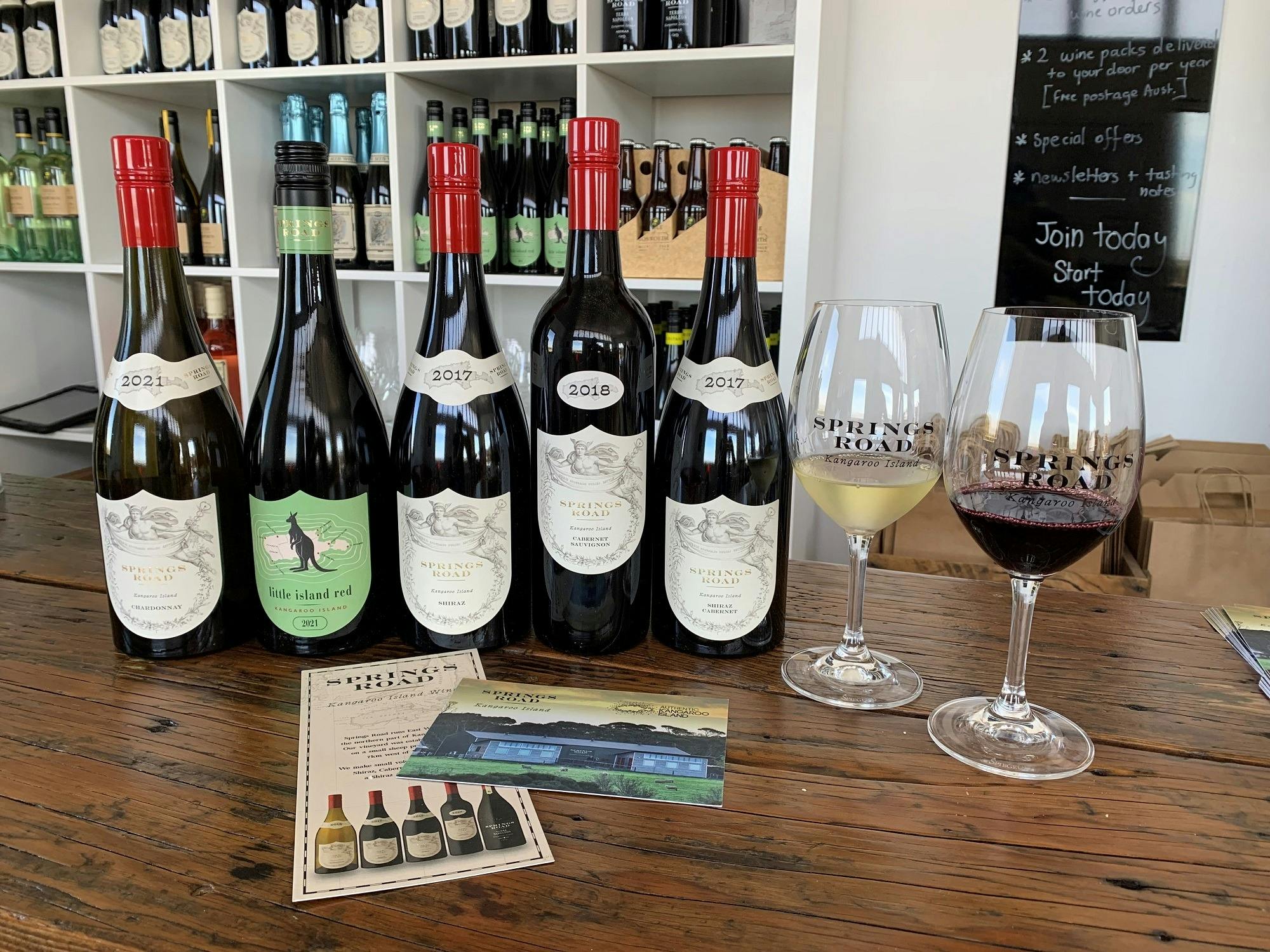 A Taste of Springs Road Kangaroo Island Wines