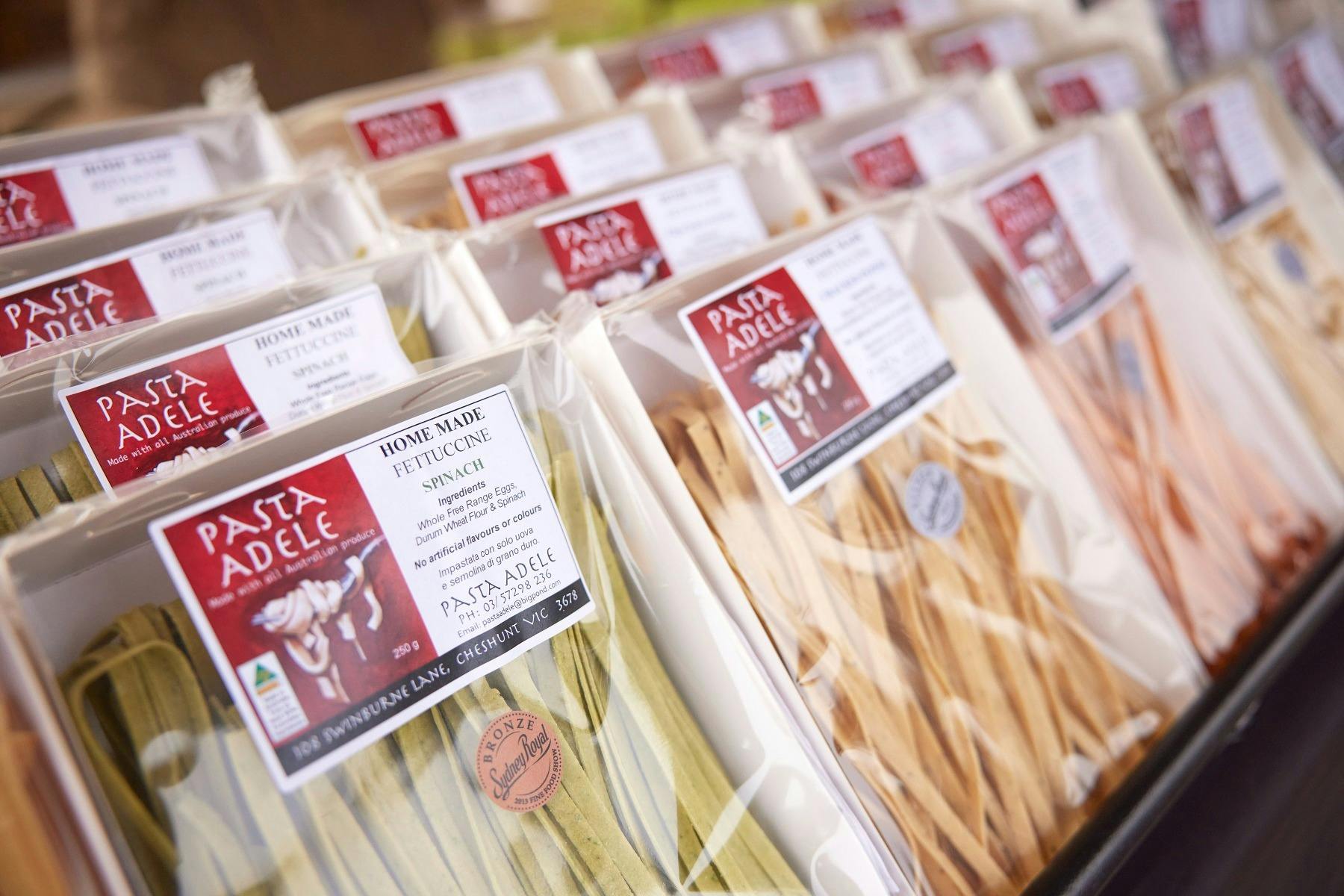 Farmers Market Handmade Pasta Stall