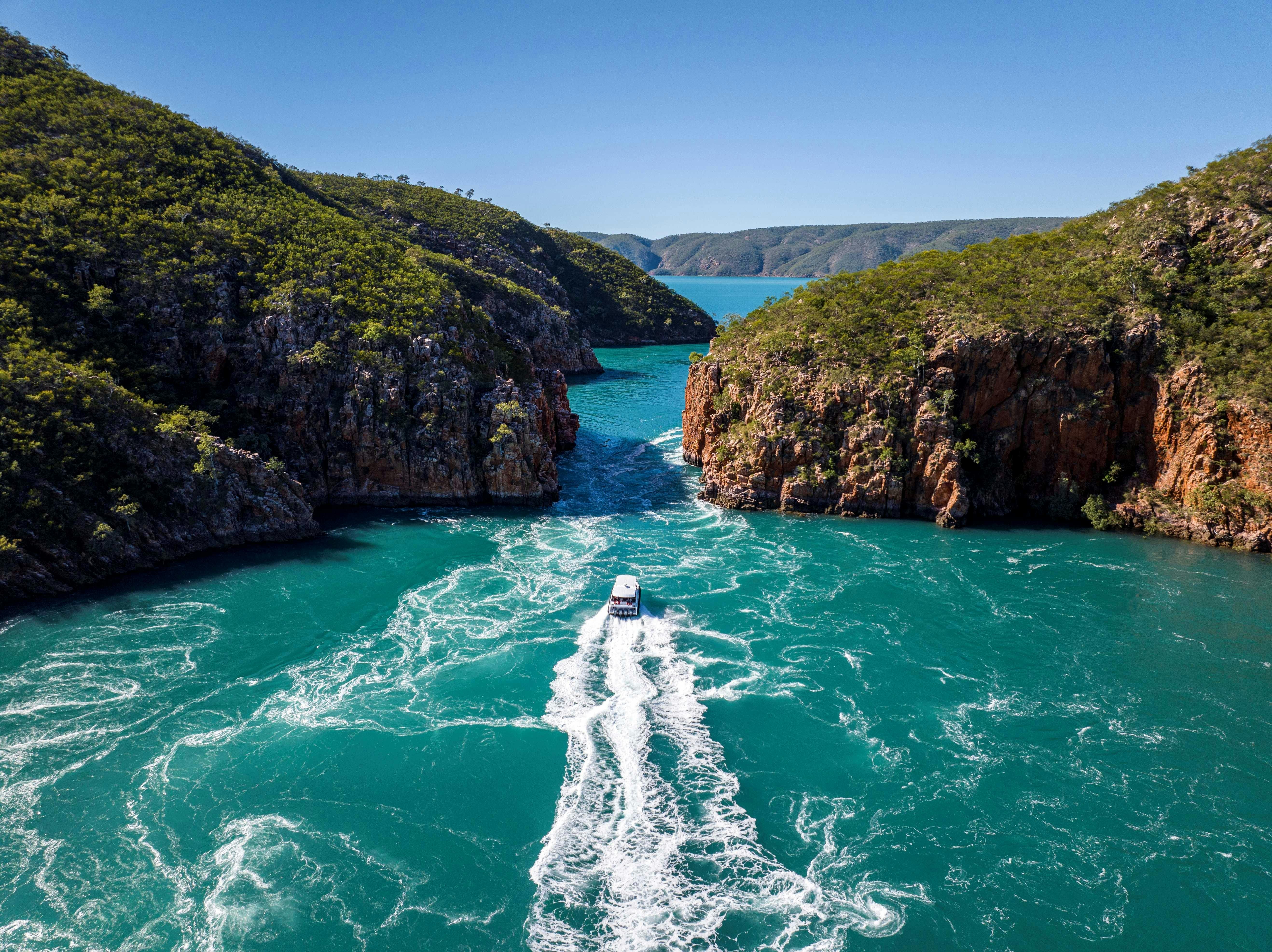 Power Boat Ride through the Horizontal Falls