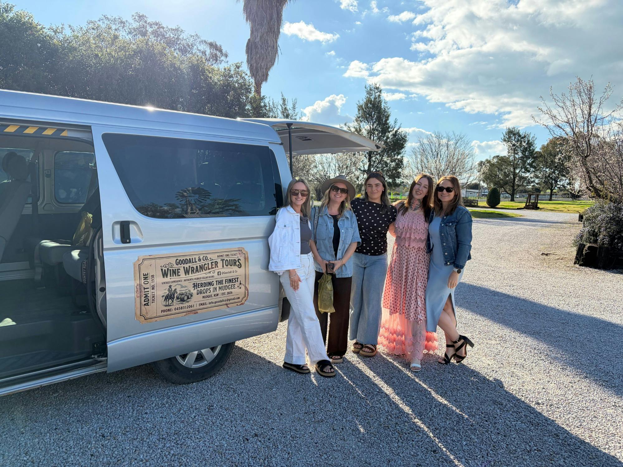 Goodall & Co Wine Wrangler Tour Guests