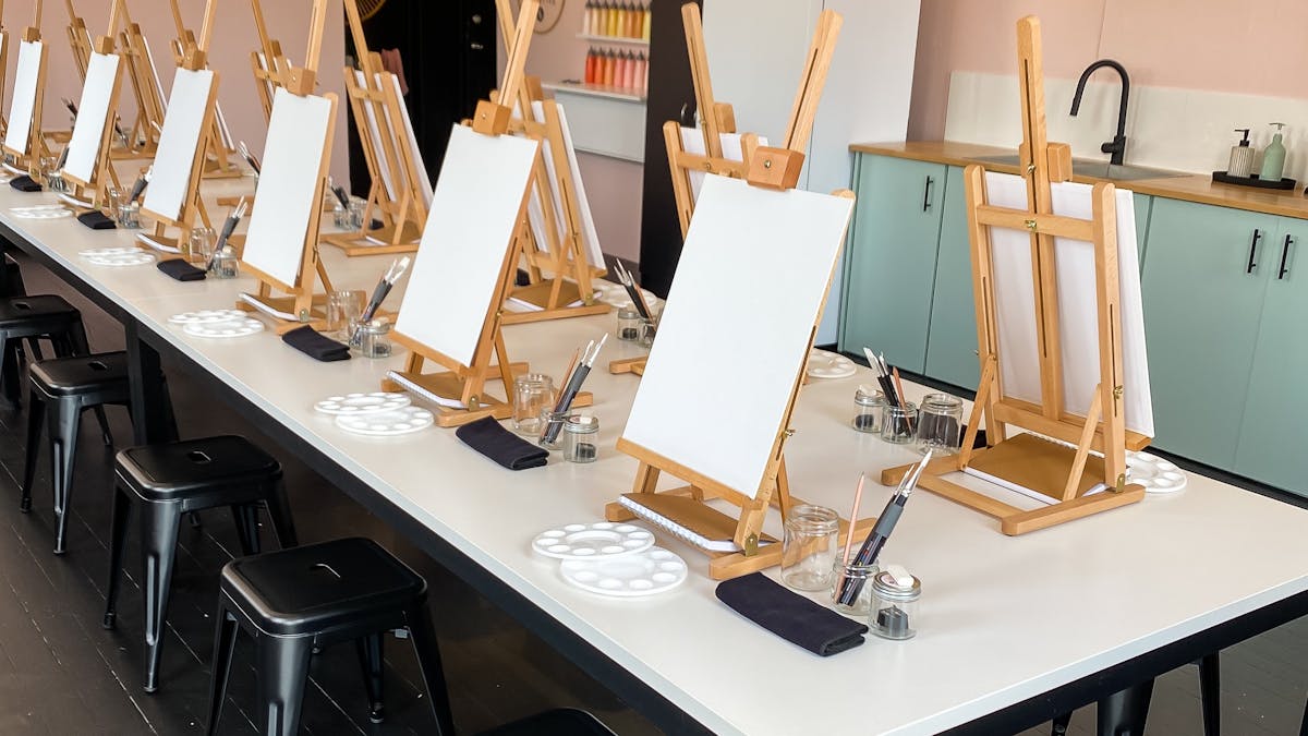 Painting workshop at the Kate Victoria Creative Studio
