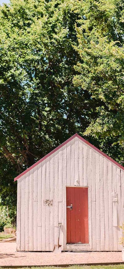 Situated within the gardens