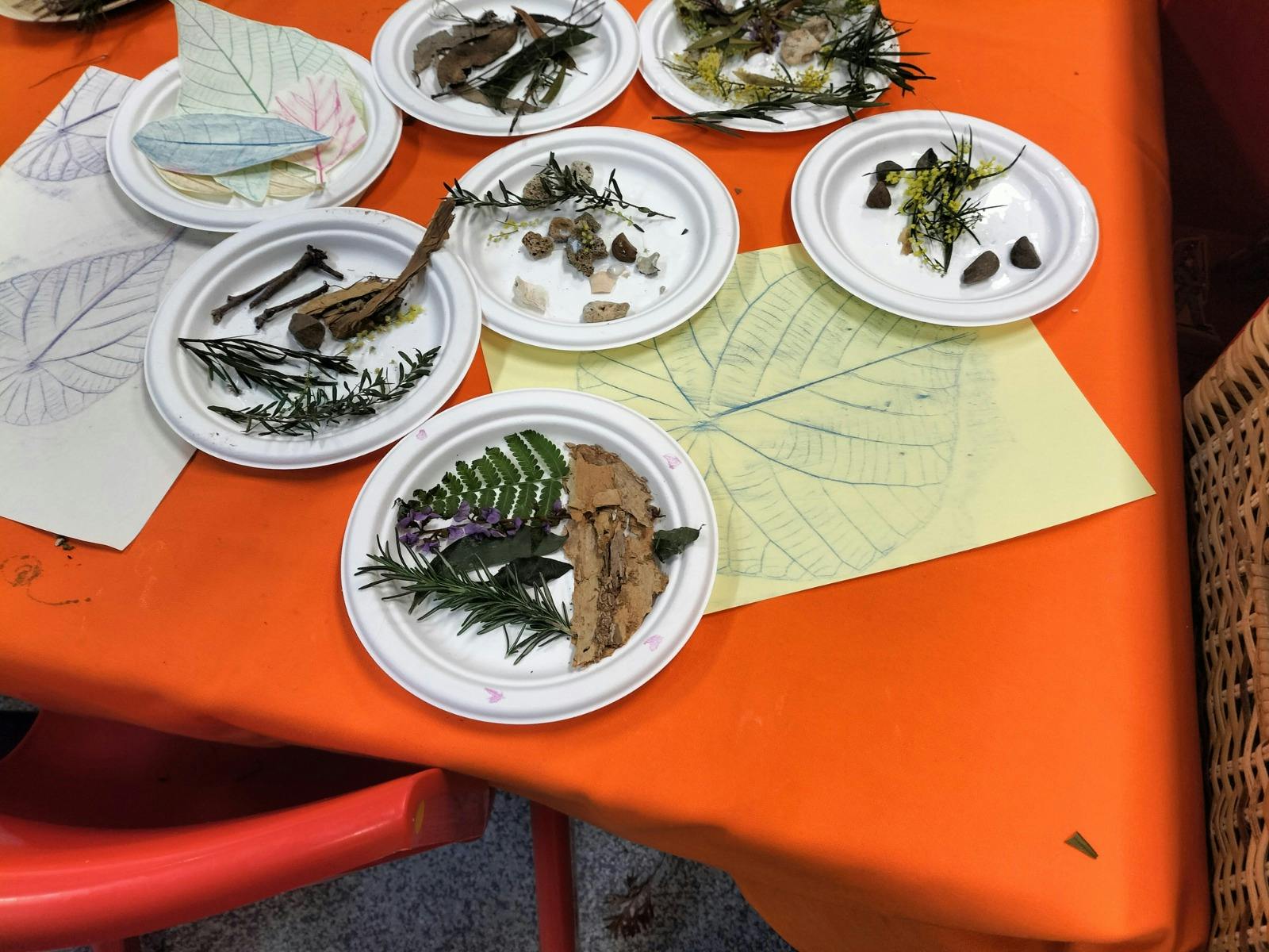 Crayon Leaf Rubbing Craft