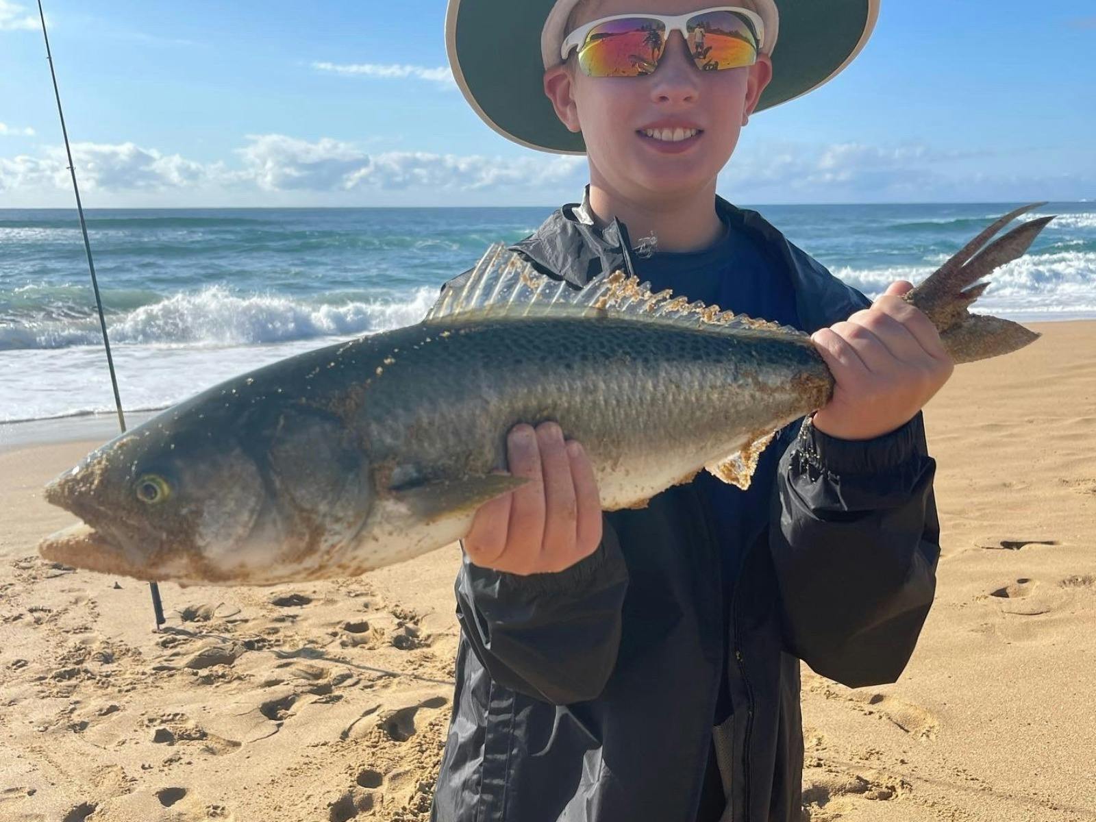 Morning Beach Fishing