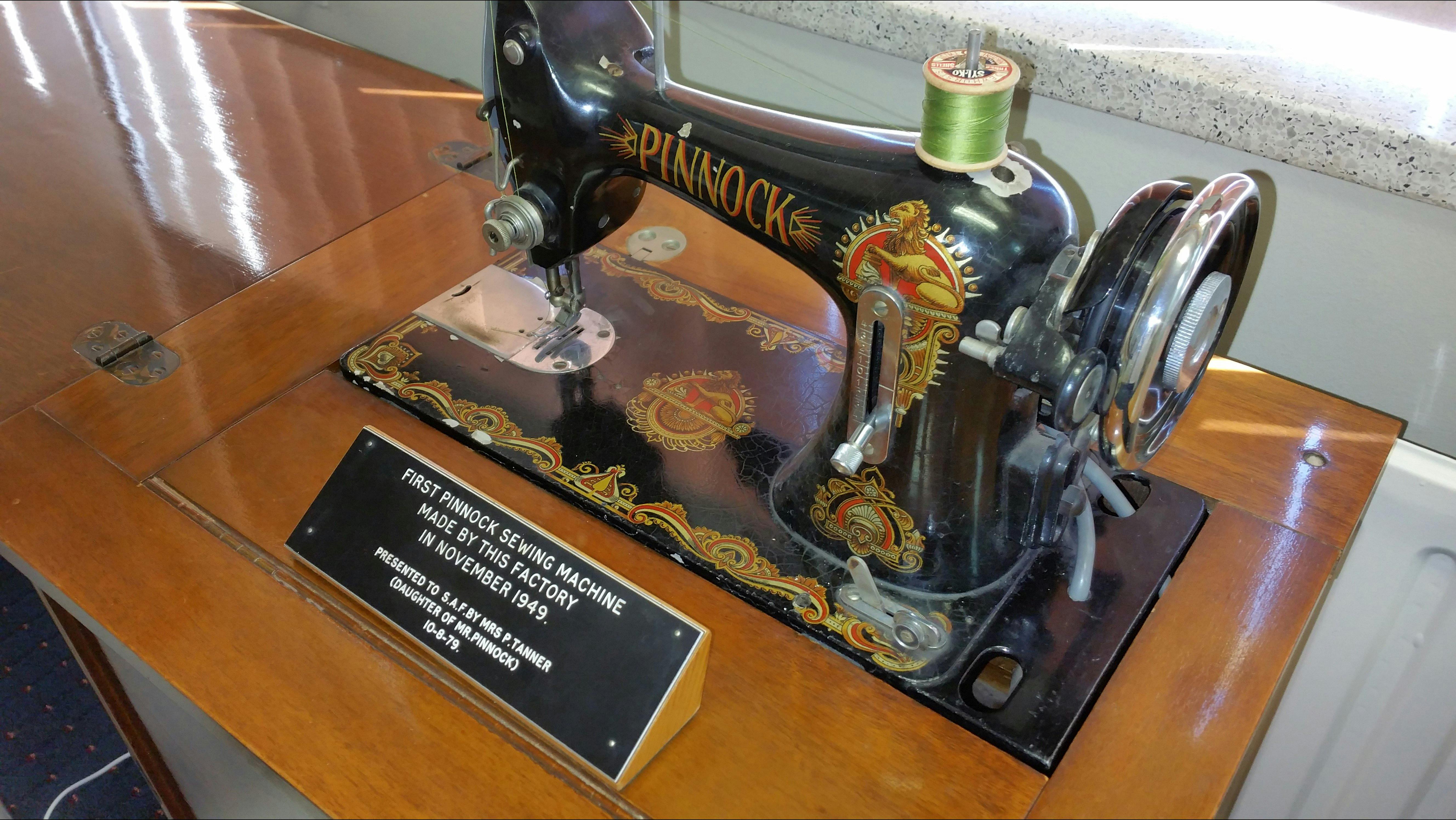 Sewing machine - one of the Factory's many commercial products