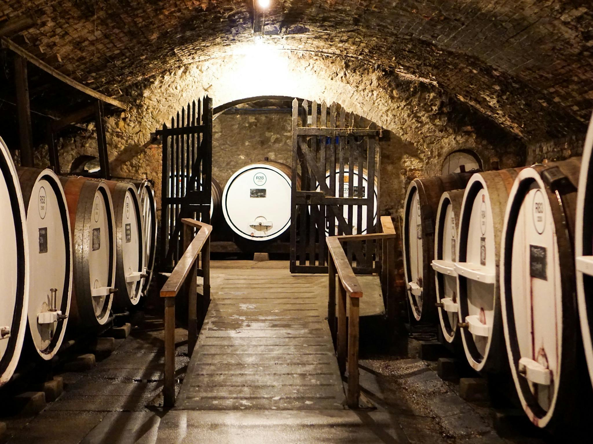 The underground cellars were excavated in 1860 with an addition of the New Cellar in 1875