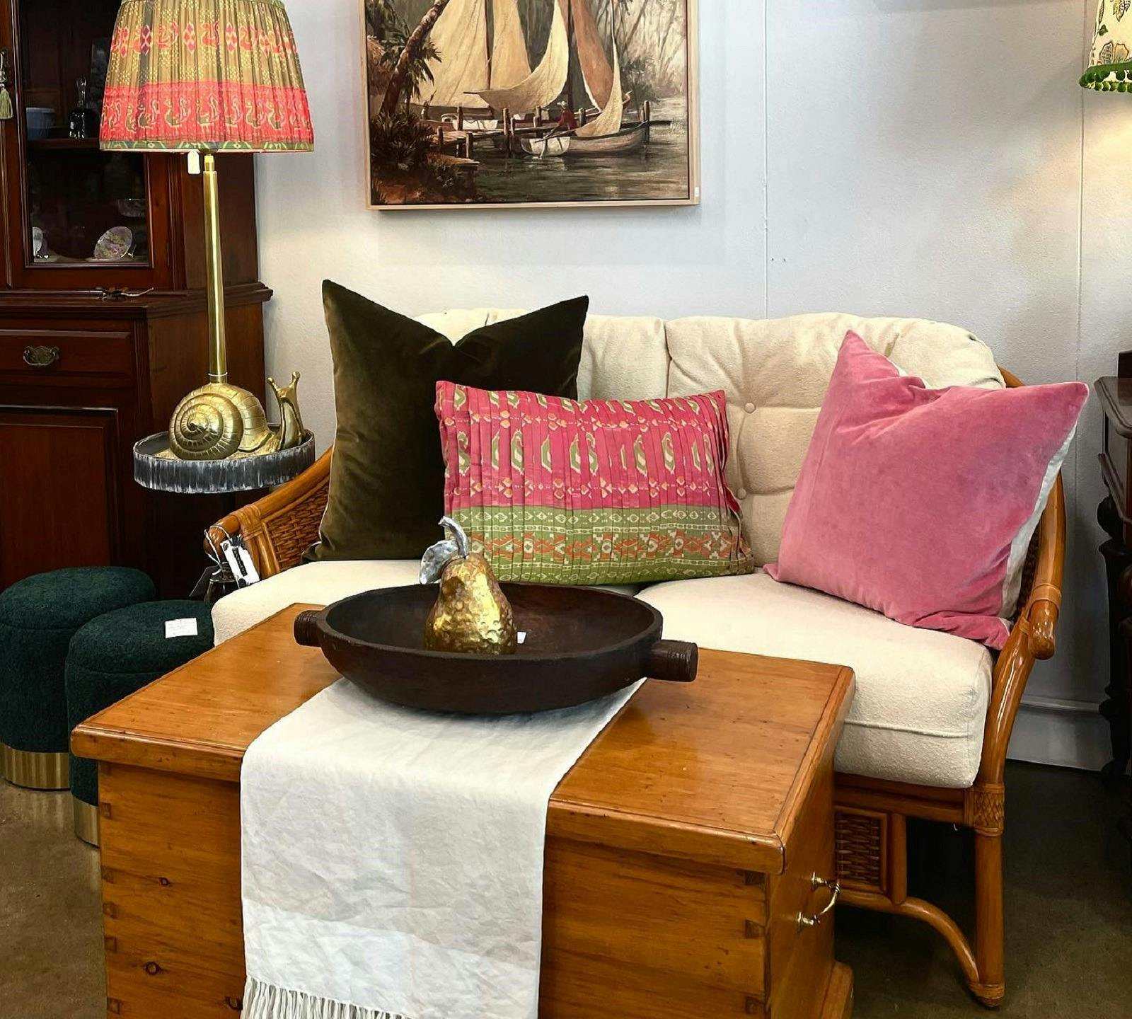 Beautiful antique lounge setting