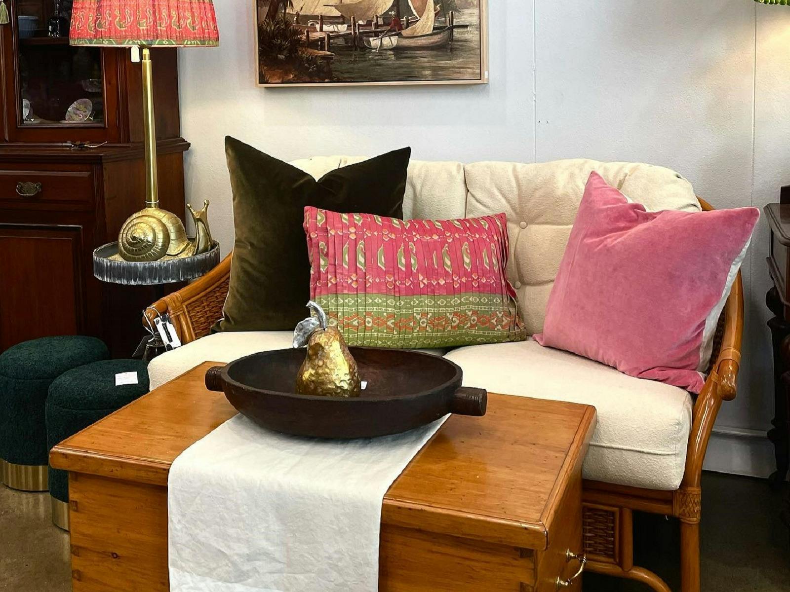 Beautiful antique lounge setting