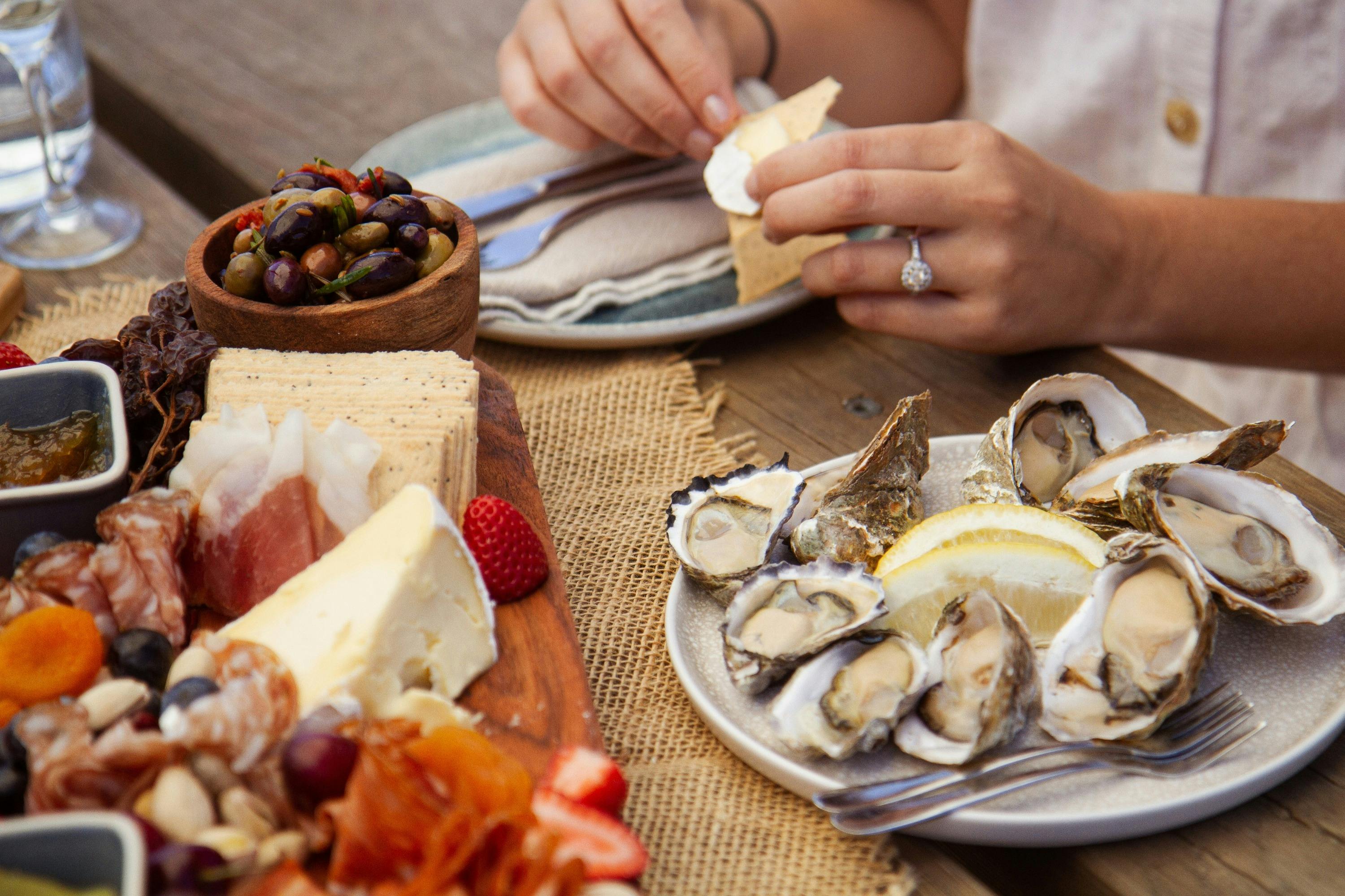 放牧ランチと牡蠣