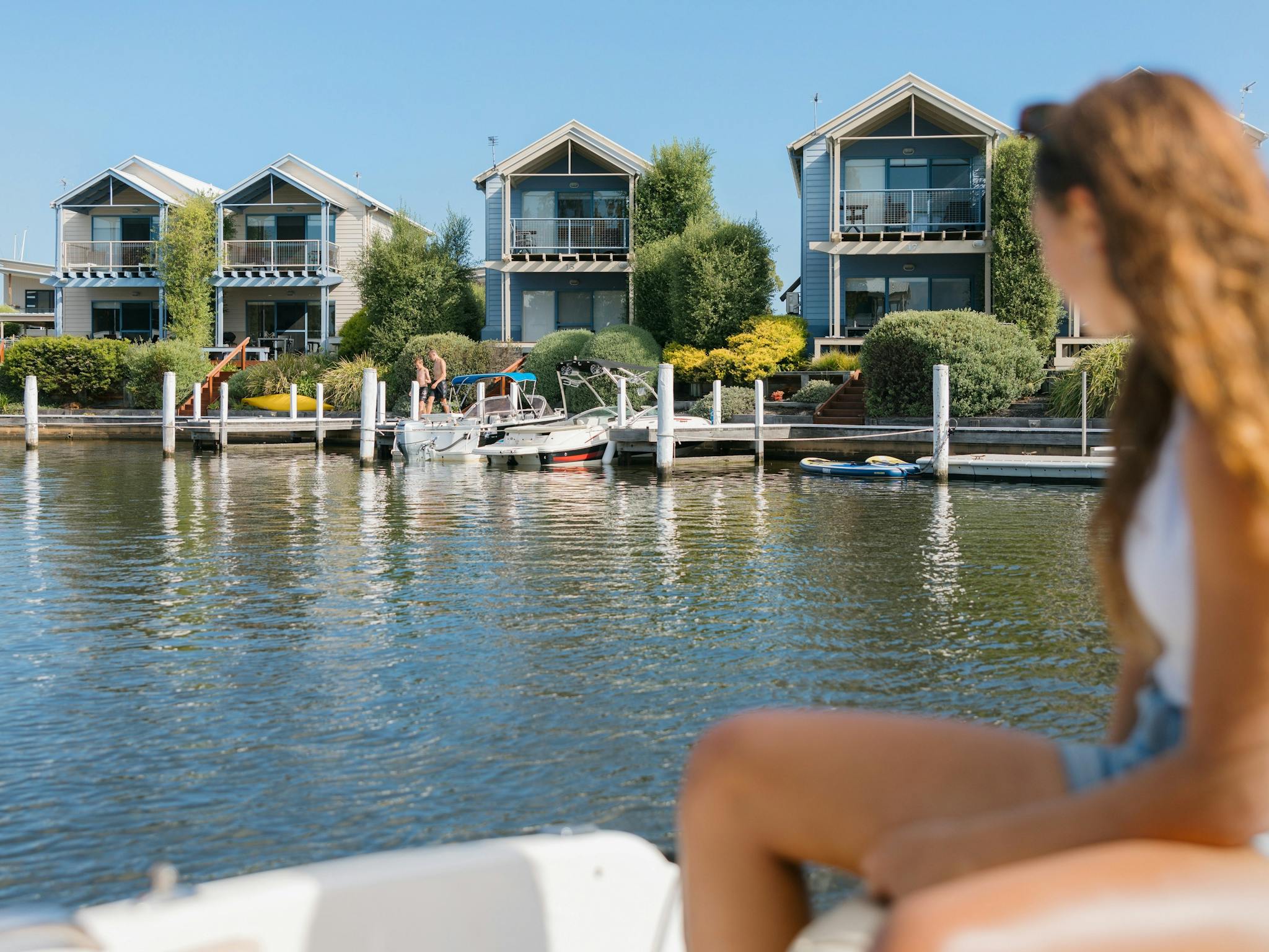 Boating at Captains Cove