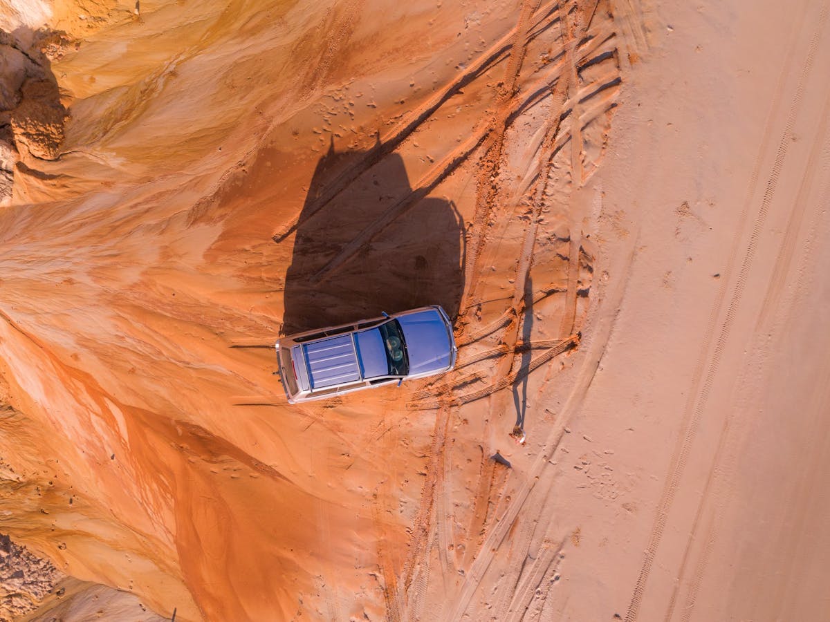72 different shades of sand in the coloured cliffs of Rainbow Beach!