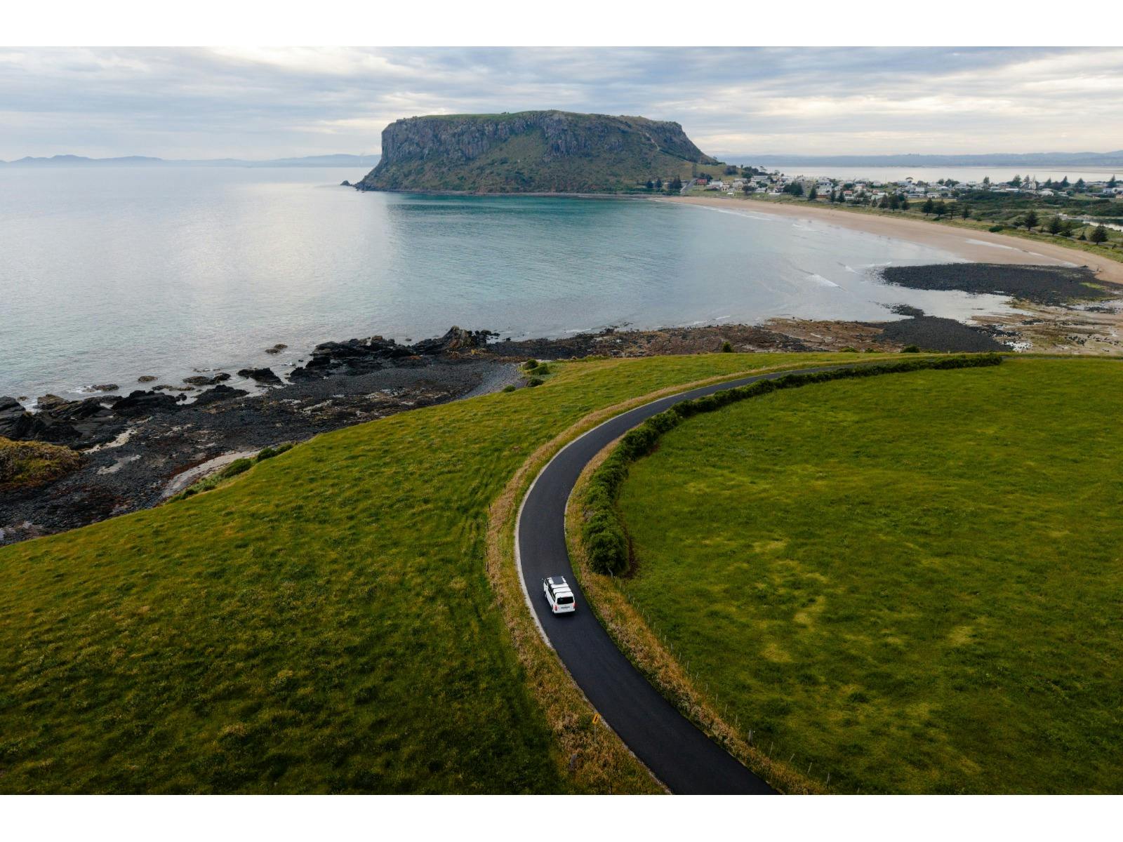 Visit Stanley and see the The Nut which is Stanleys famous landmark